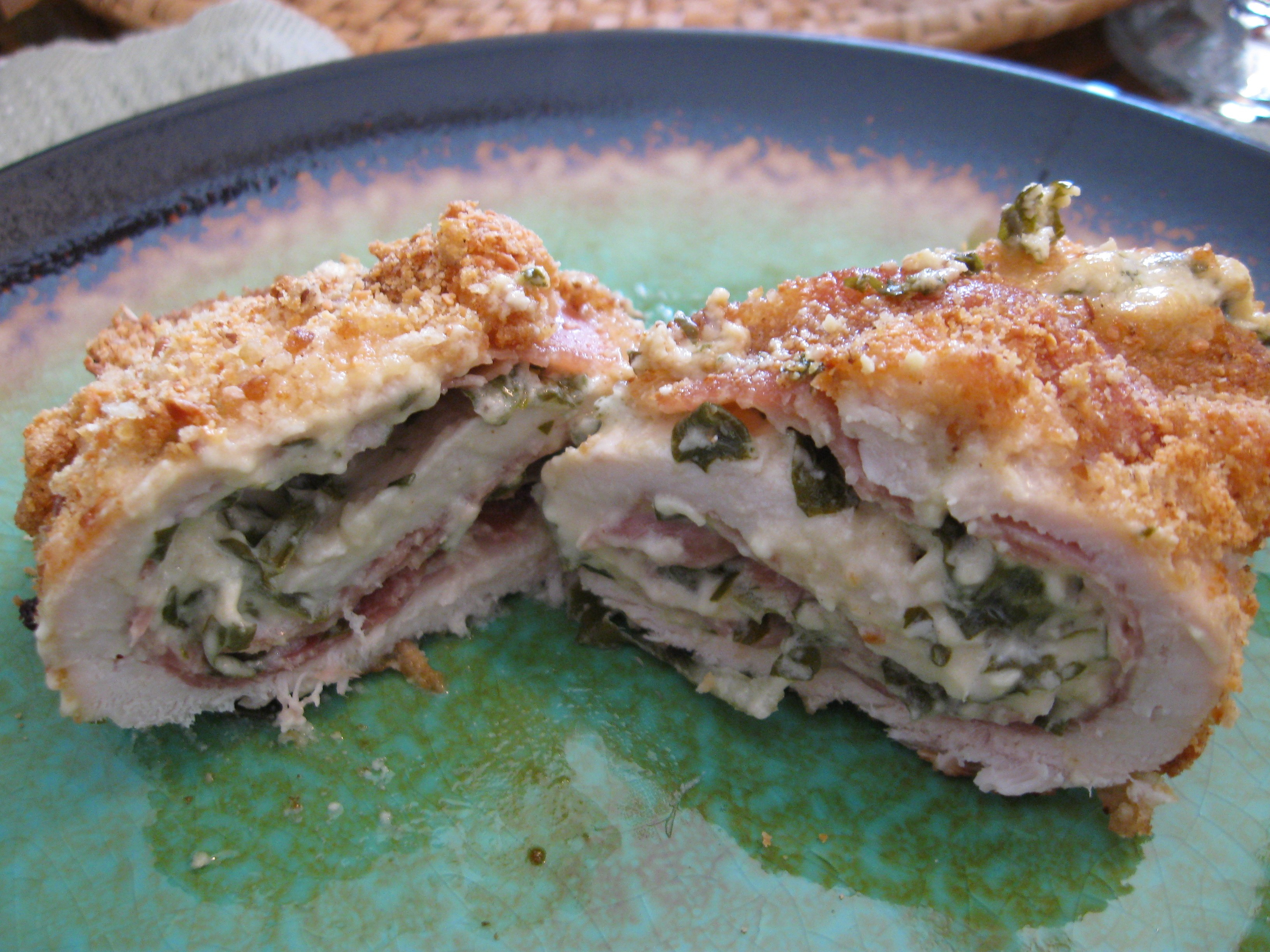 Baked Stuffed Chicken Breast
 stuffed chicken breast baked in oven