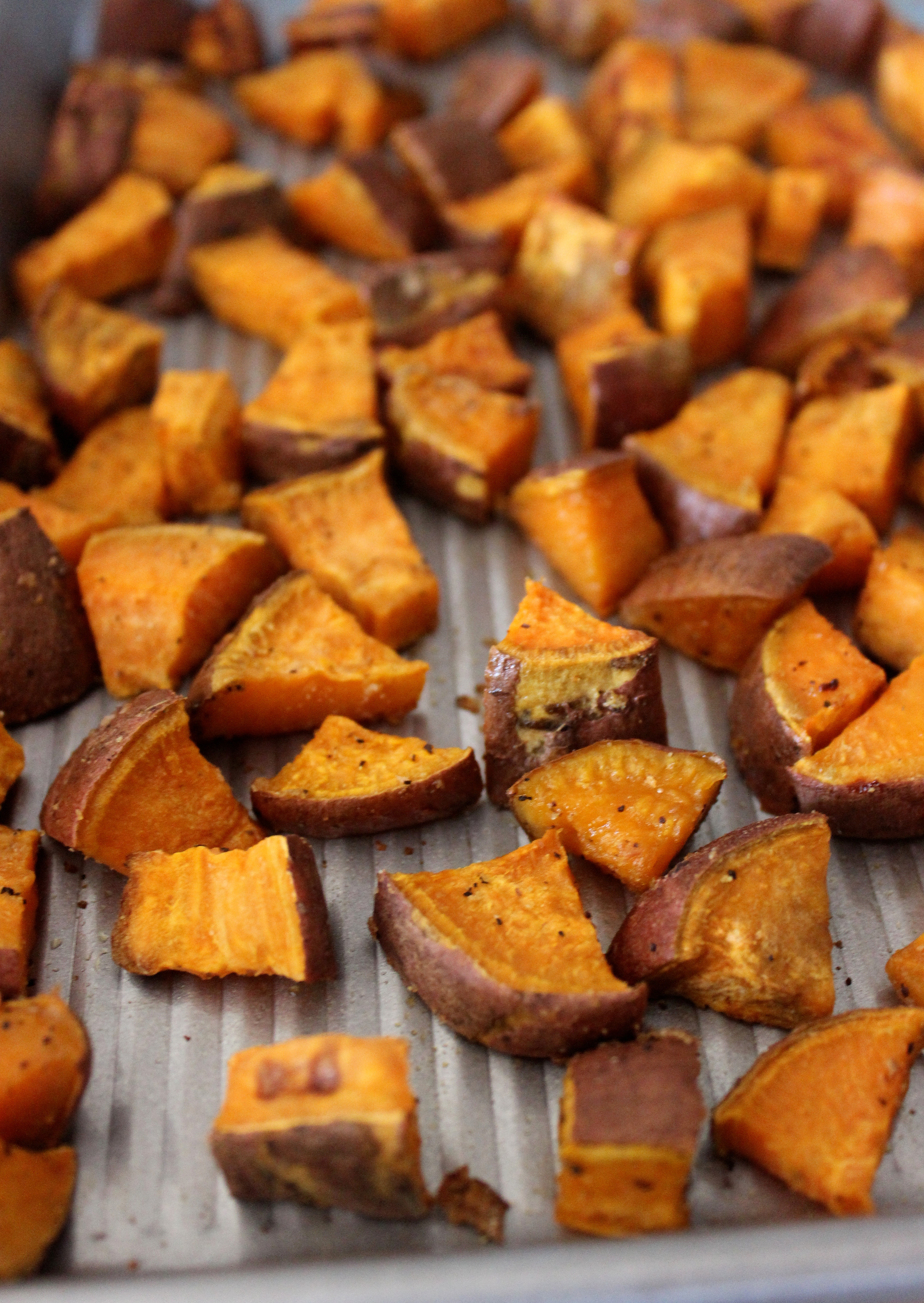 Baked Sweet Potato Cubes
 Simple Roasted Sweet Potatoes Healthy Liv