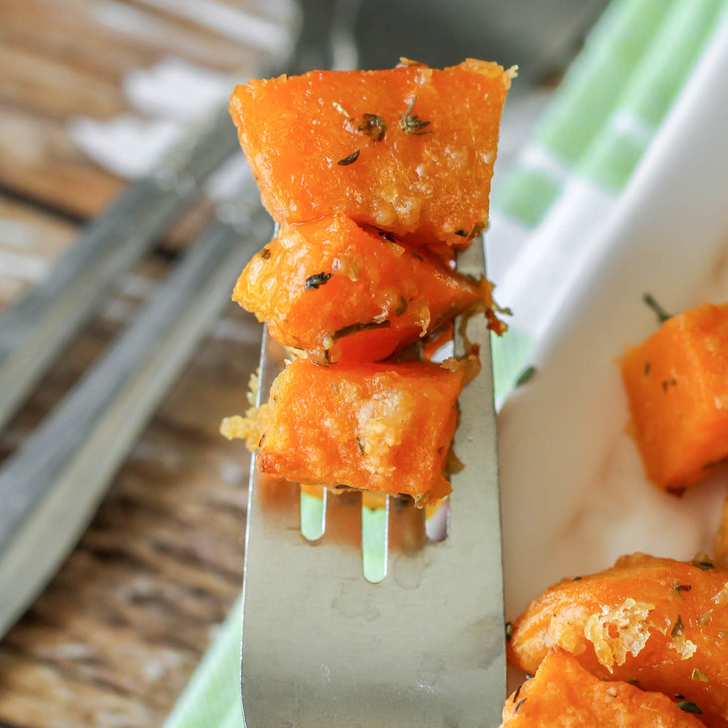 Baked Sweet Potato Cubes
 Oven Roasted Sweet Potato Cubes Just 5 Minute Prep Time