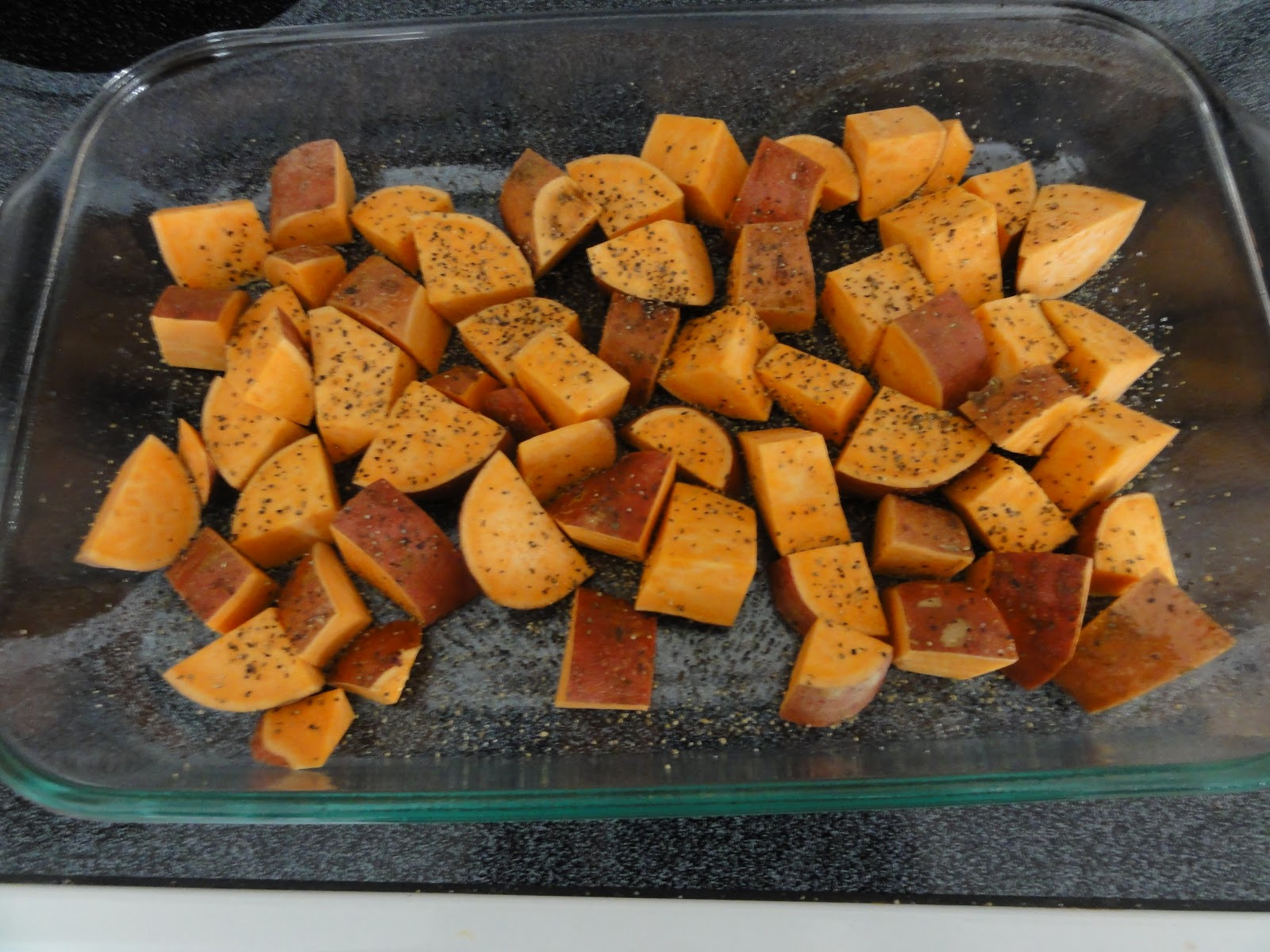 Baked Sweet Potato Cubes
 Clean Eat Recipe Sweet Potato Cubes He and She Eat Clean