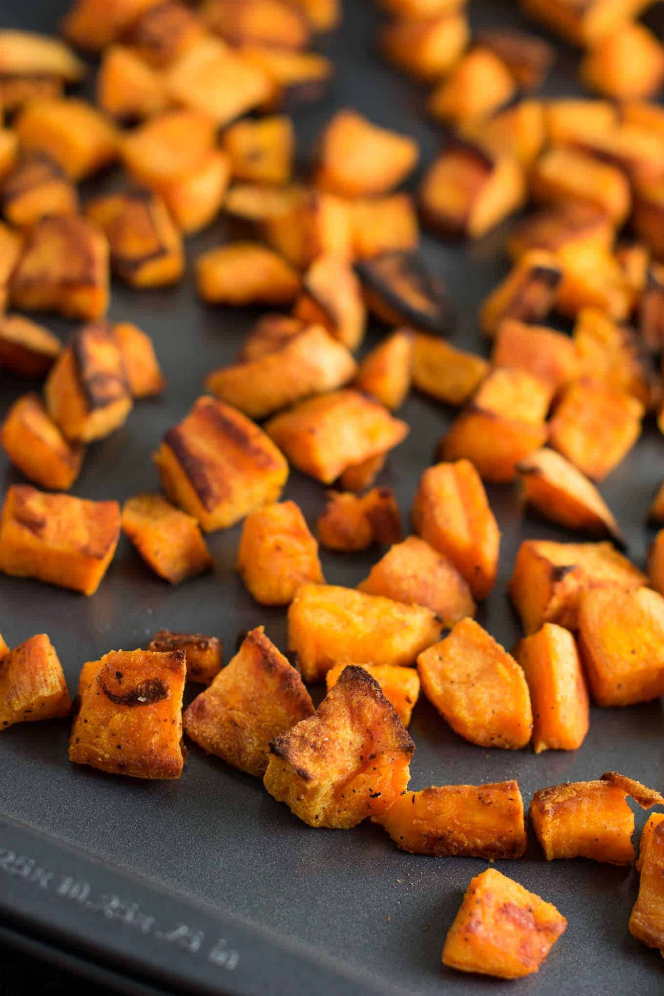 Baked Sweet Potato Cubes
 30 minute Roasted Sweet Potatoes Recipe Build Your Bite