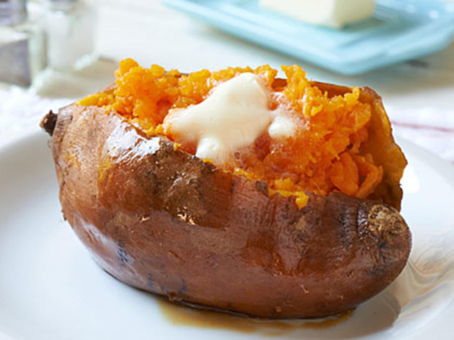 Baked Sweet Potato
 how to bake sweet potatoes in foil