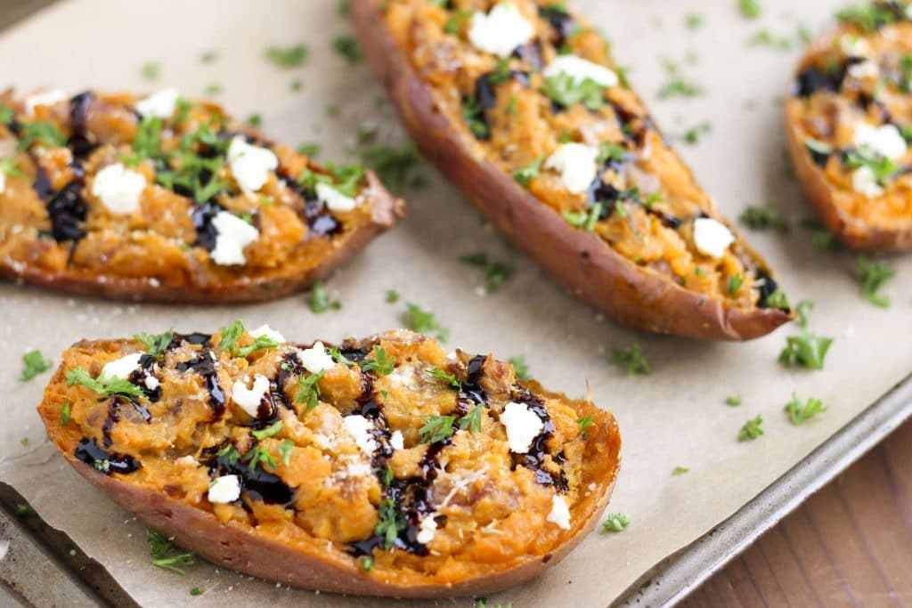 Baked Sweet Potato
 twice baked yams