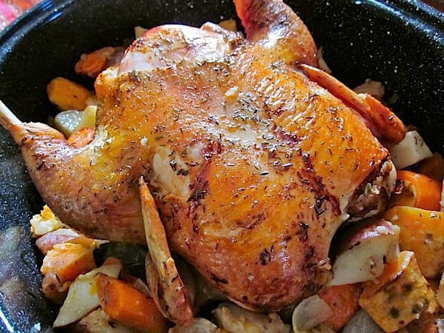 Baked Whole Chicken Recipe
 Roasted Chicken with Root Ve ables Bud Bytes