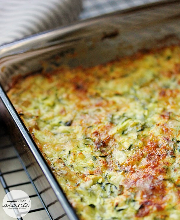 Baked Zucchini Casserole
 cheesy zucchini bake