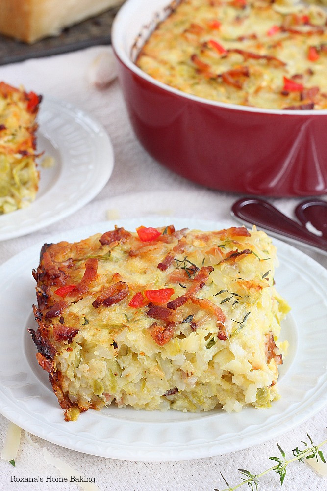 Baked Zucchini Casserole
 Zucchini bacon rice casserole recipe