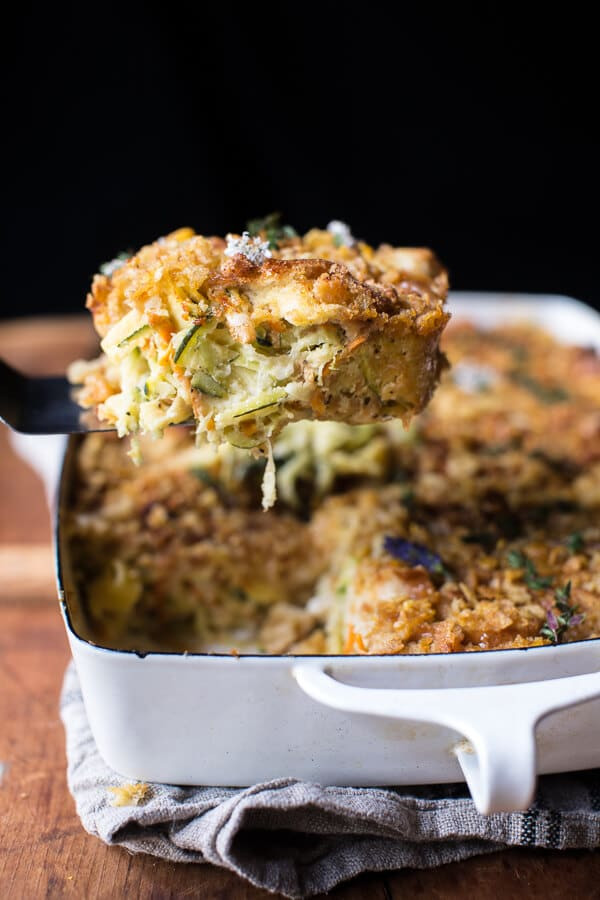 Baked Zucchini Casserole
 Half Baked Harvest Made with Love