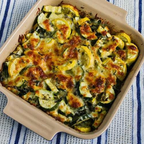 Baked Zucchini Casserole
 Kalyn s Kitchen 20 Deliciously Healthy Low Carb