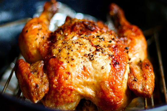 Baking A Whole Chicken
 Crispy Roasted Garlic Chicken Recipe