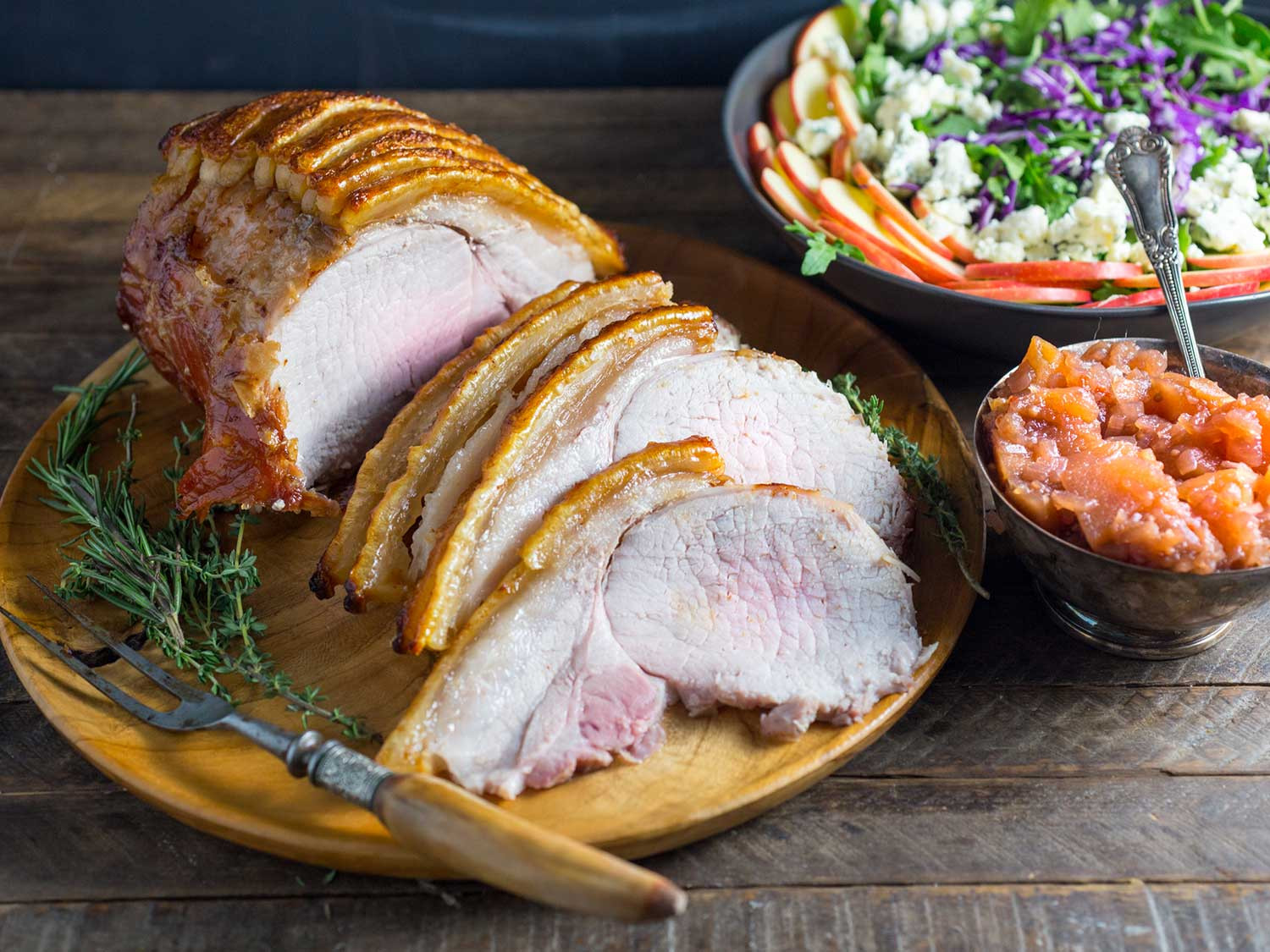 Baking Pork Loin
 Crispy Crackly Skin Is the Star of This Roast Pork Loin