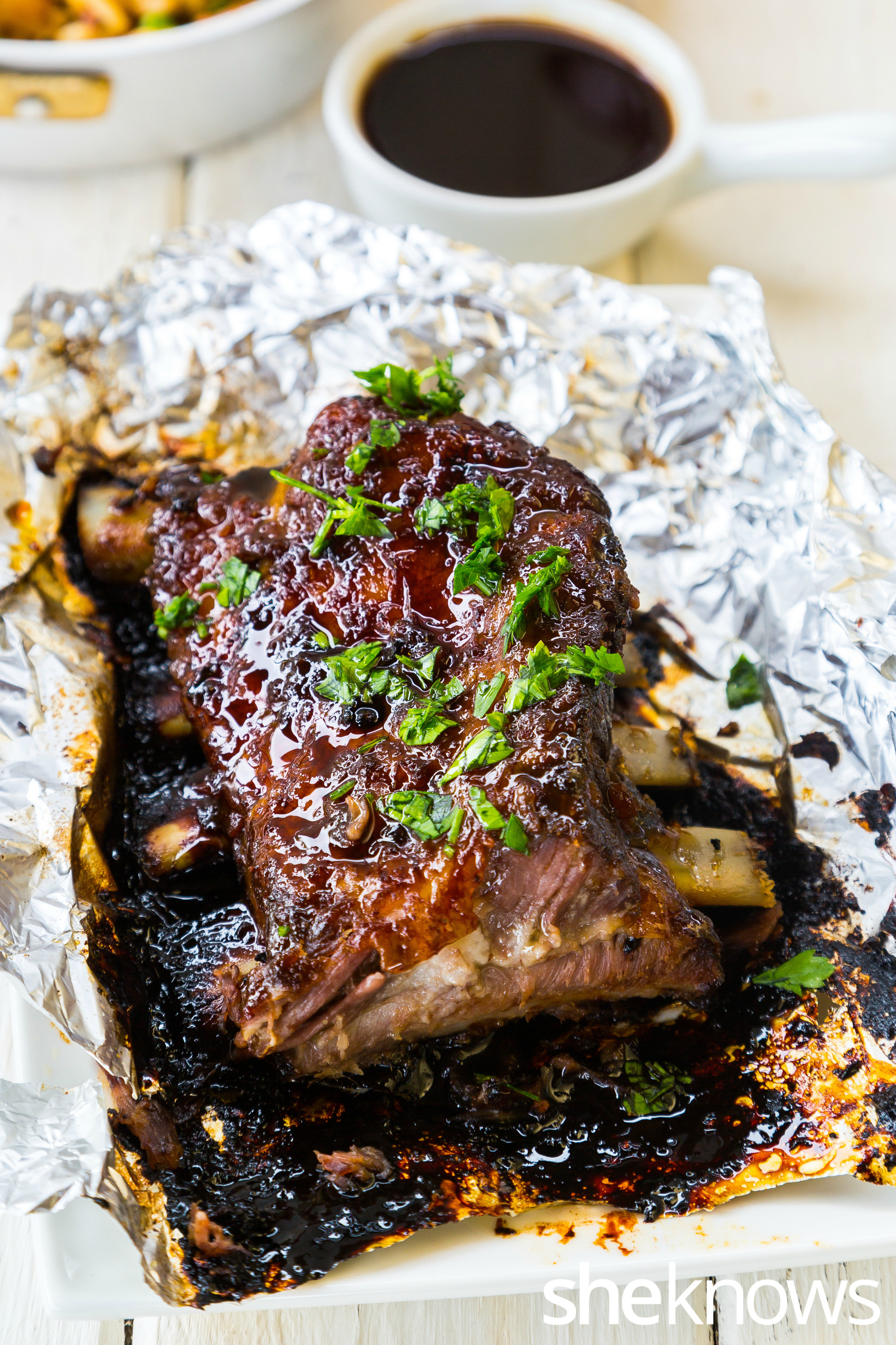 Baking Pork Ribs
 Mouthwatering Asian style pork ribs are fall off the bone