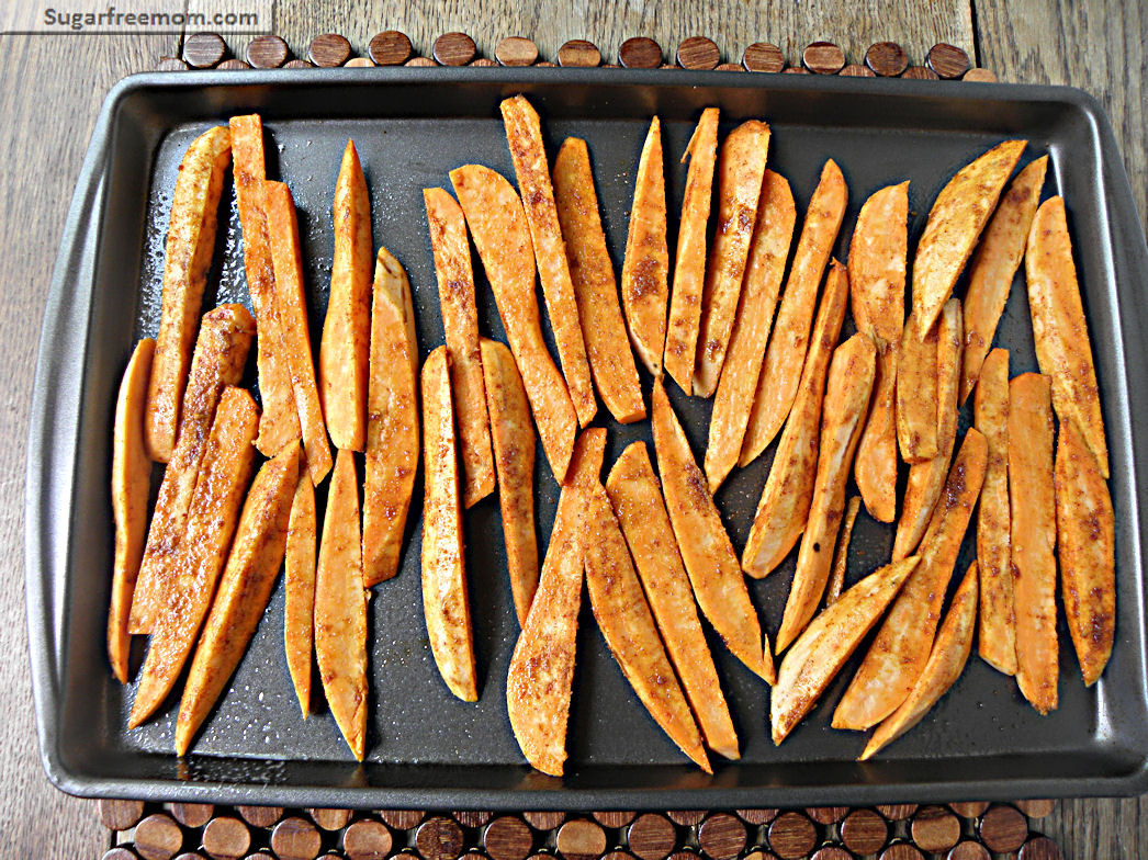 Baking Sweet Potato Fries
 Healthy Baked Sweet Potato Fries