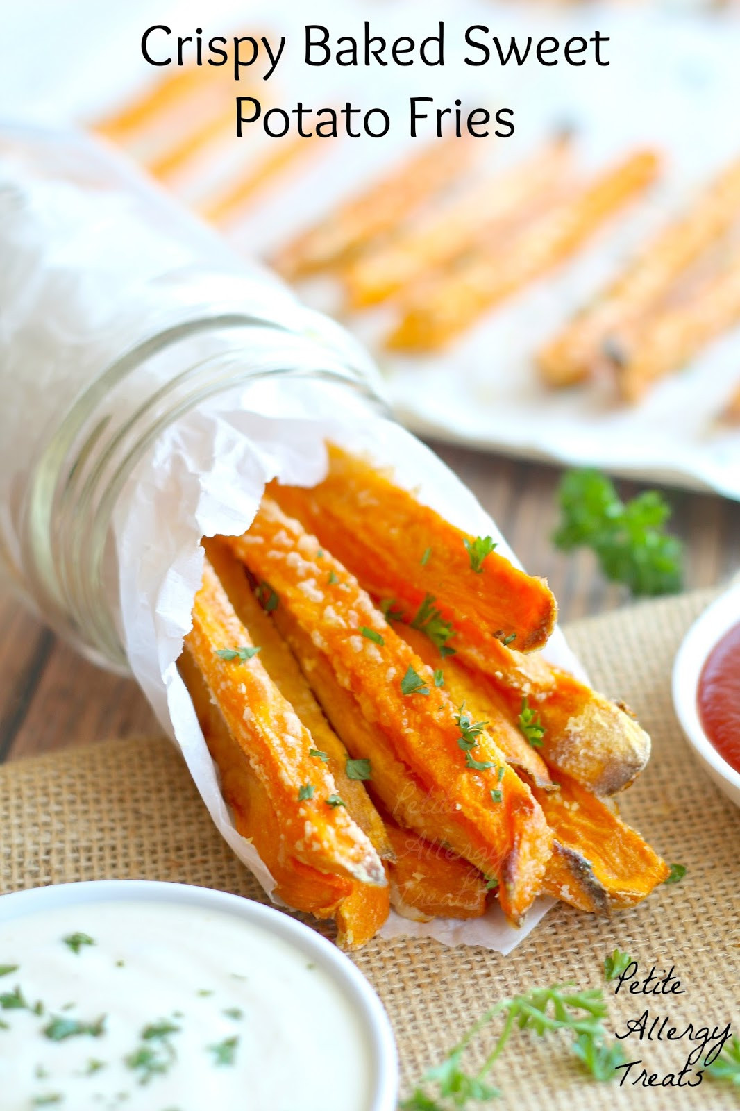 Baking Sweet Potato Fries
 Baked Crispy Sweet Potato Fries Gluten Free Egg Free