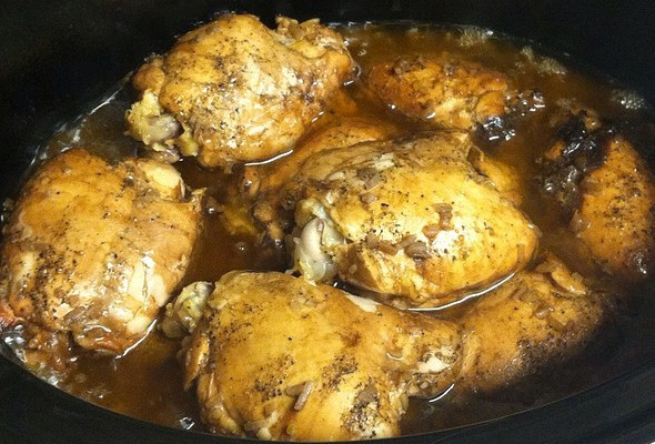 Balsamic Chicken Thighs
 Crock Pot Recipes – Balsamic Chicken Thighs