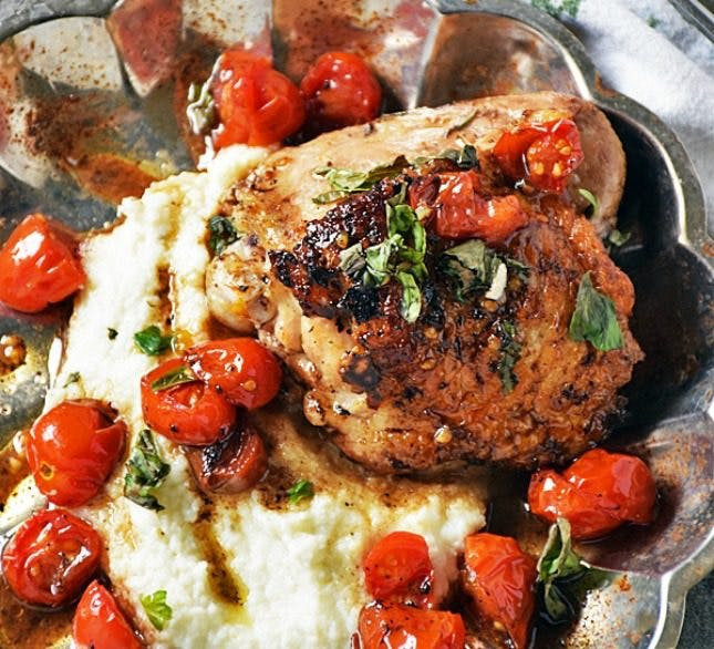 Balsamic Chicken Thighs
 Easy Chicken Thigh Recipes