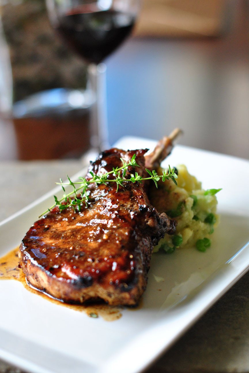 Balsamic Pork Chops
 Pork Chop with Balsamic Maple Glaze