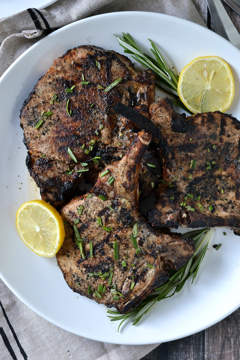 Balsamic Pork Chops
 Mustard Balsamic Pork Chops Mother Thyme