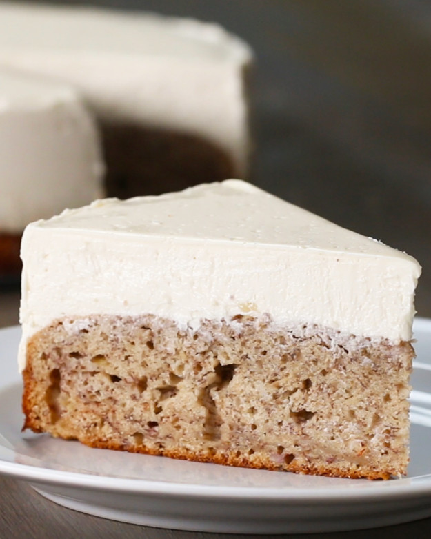 Banana Bread Cheesecake
 Banana Bread Bottom Cheesecake