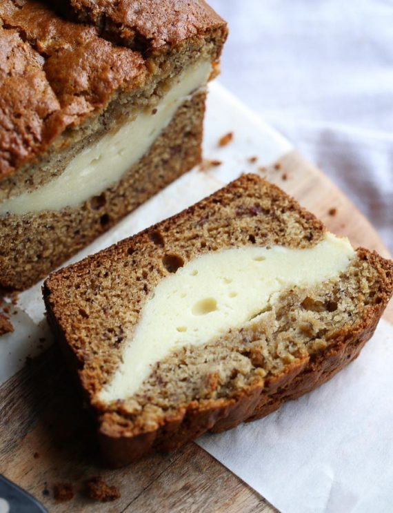 Banana Bread Cheesecake
 Cheesecake Stuffed Banana Bread Cookies and Cups