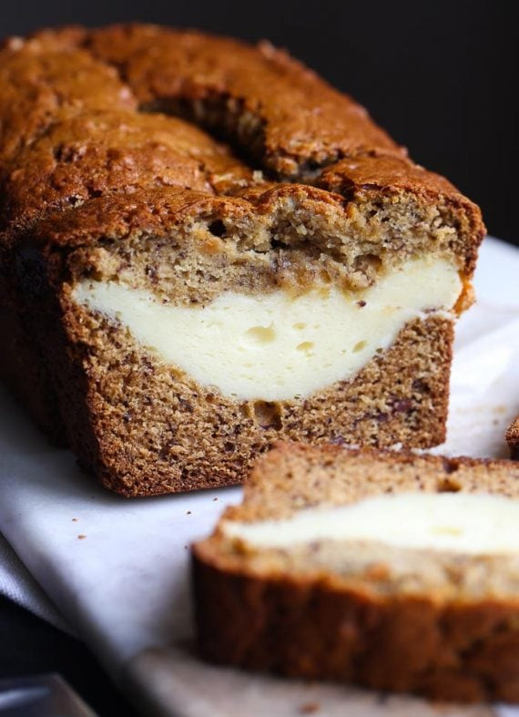 Banana Bread Cheesecake
 Cheesecake Stuffed Banana Bread Cookies and Cups