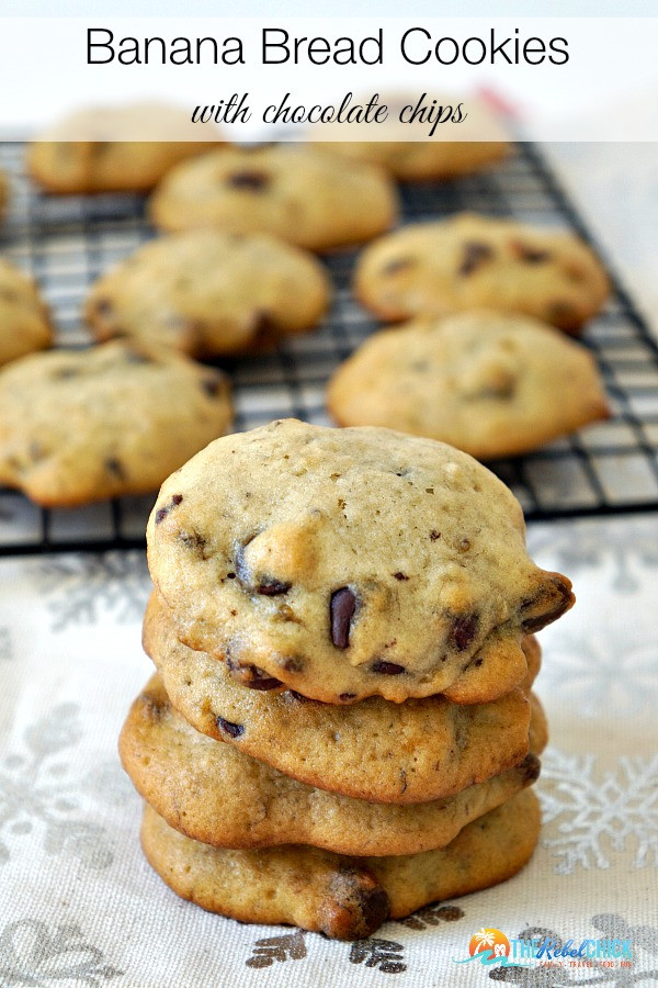 Banana Bread Cookies
 Banana Bread Cookies Recipe FBCookieSwap The Rebel Chick