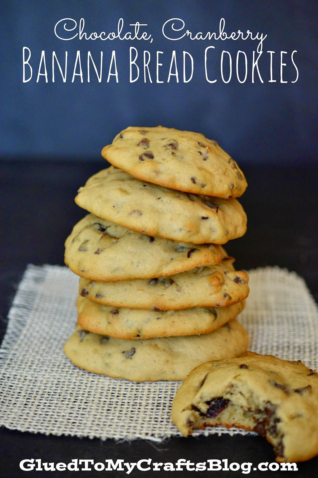 Banana Bread Cookies
 Chocolate Cranberry Banana Bread Cookies Recipe