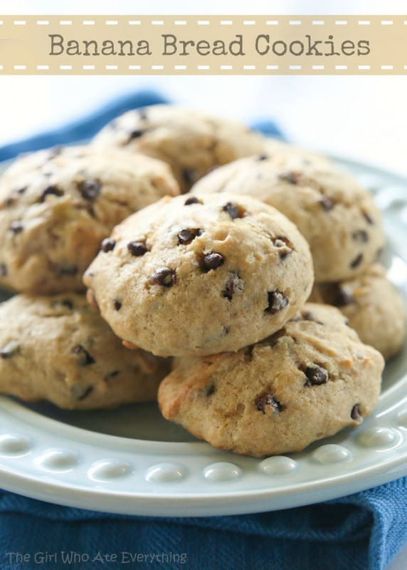 Banana Bread Cookies
 Banana Bread Cookies The Girl Who Ate Everything