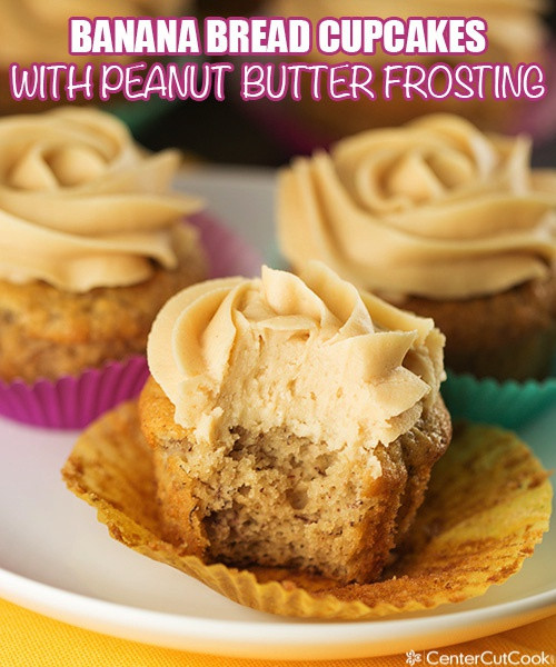 Banana Bread Cupcakes
 Banana Cupcakes with Peanut Butter Frosting Recipe