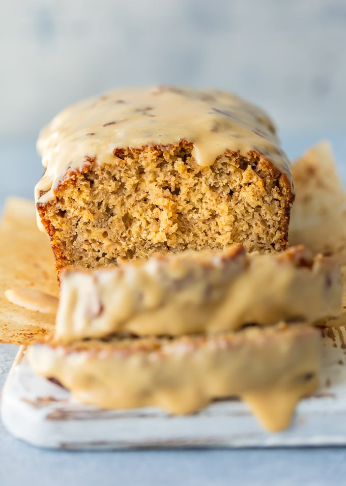 Banana Bread Easy
 Easy Banana Bread Recipe with Peanut Butter Glaze [VIDEO ]