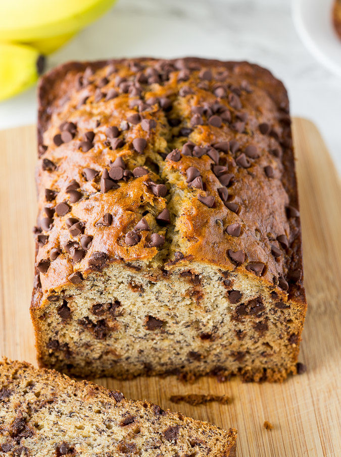 Banana Bread Easy
 chocolate chip banana bread recipe