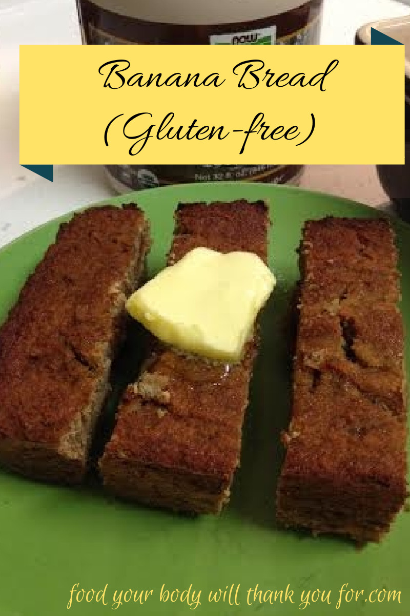 Banana Bread Gluten Free
 Banana Bread Gluten Free No Refined Sugar