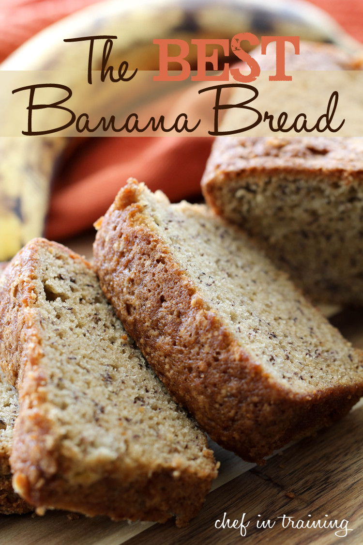 Banana Bread Ingredients
 The BEST Banana Bread Chef in Training