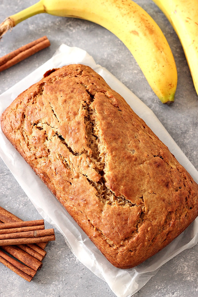 Banana Bread Ingredients
 Cinnamon Sugar Banana Bread Recipe Crunchy Creamy Sweet