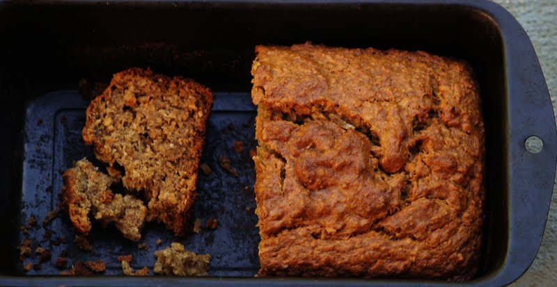 Banana Bread No Eggs
 Aubergine Sweet & Green No Eggs Banana Bread