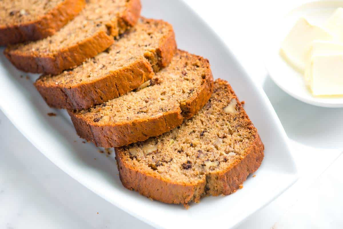 Banana Bread Receipe
 Ridiculously Easy Homemade Banana Bread Recipe