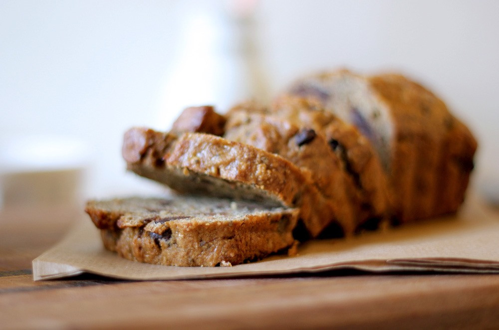 Banana Bread Recipe No Butter
 Chia Banana Bread with Chocolate Chips NO oil butter or