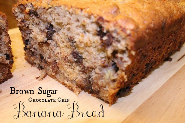 Banana Bread Recipe With Brown Sugar
 Brown Sugar Chocolate Chip Banana Bread Recipe