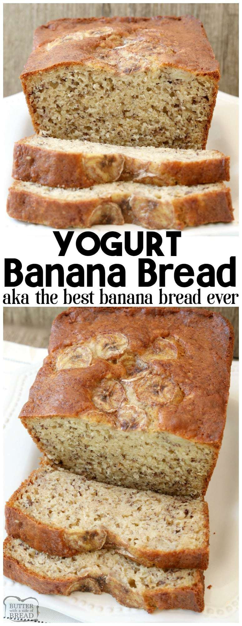 Banana Bread Recipe With Yogurt
 YOGURT BANANA BREAD RECIPE Butter with a Side of Bread