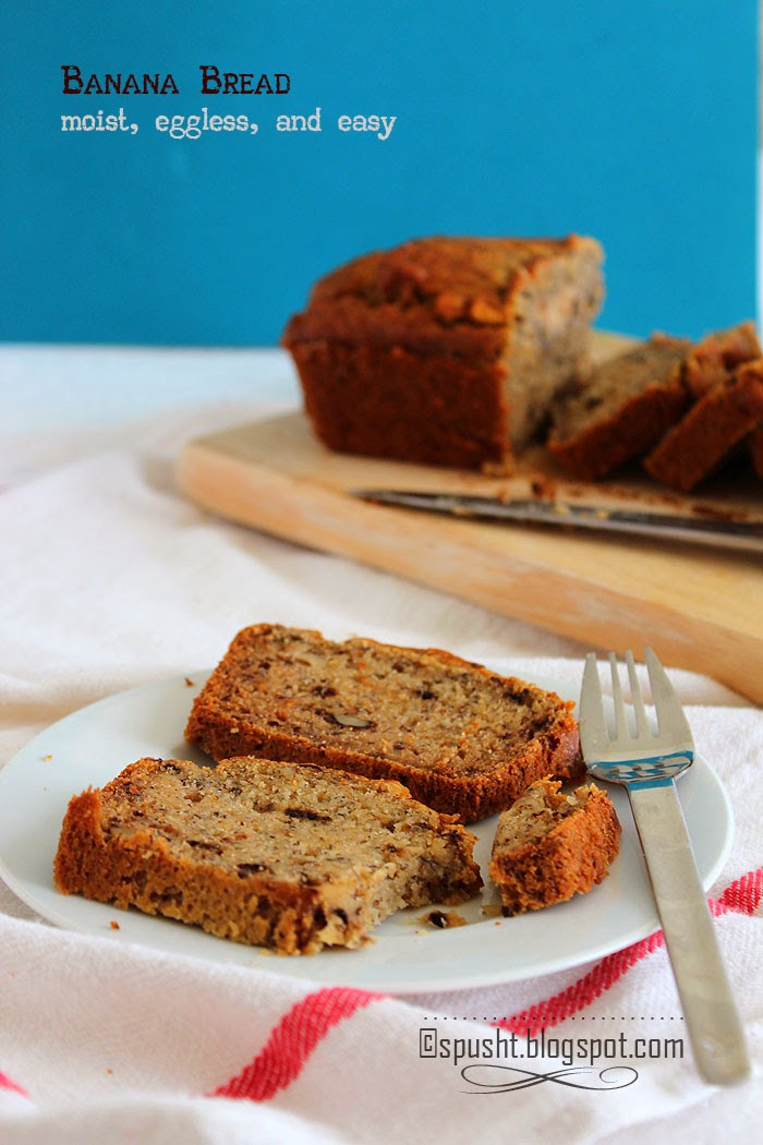 Banana Bread Recipe Without Eggs
 Spusht Eggless Banana Bread Recipe