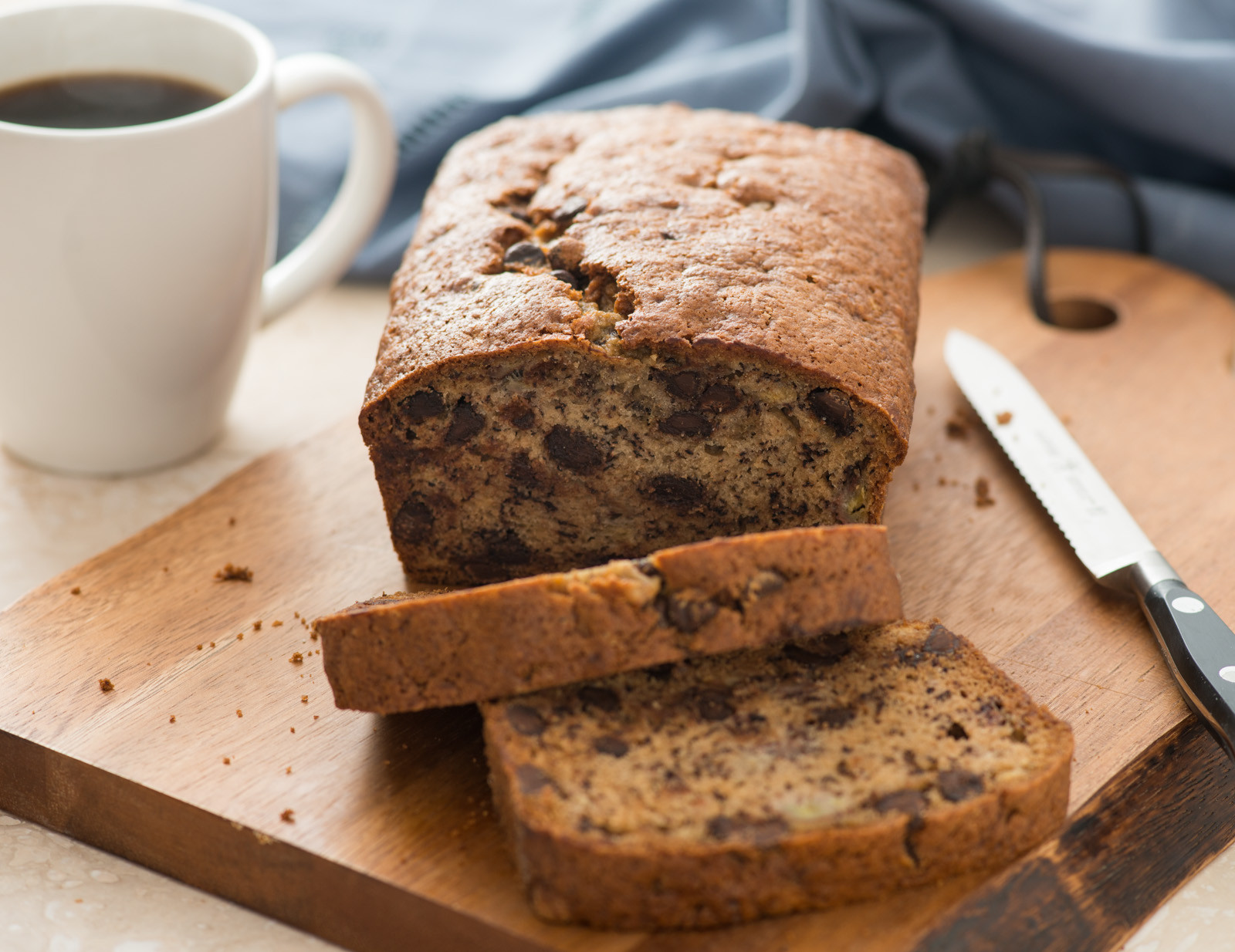 Banana Bread With Chocolate Chips
 Chocolate Chip Banana Bread Rachael Ray