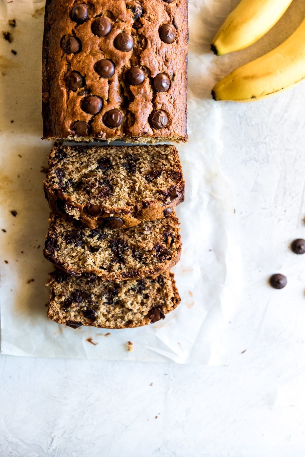 Banana Bread With Chocolate Chips
 Super Moist Chocolate Chip Banana Bread