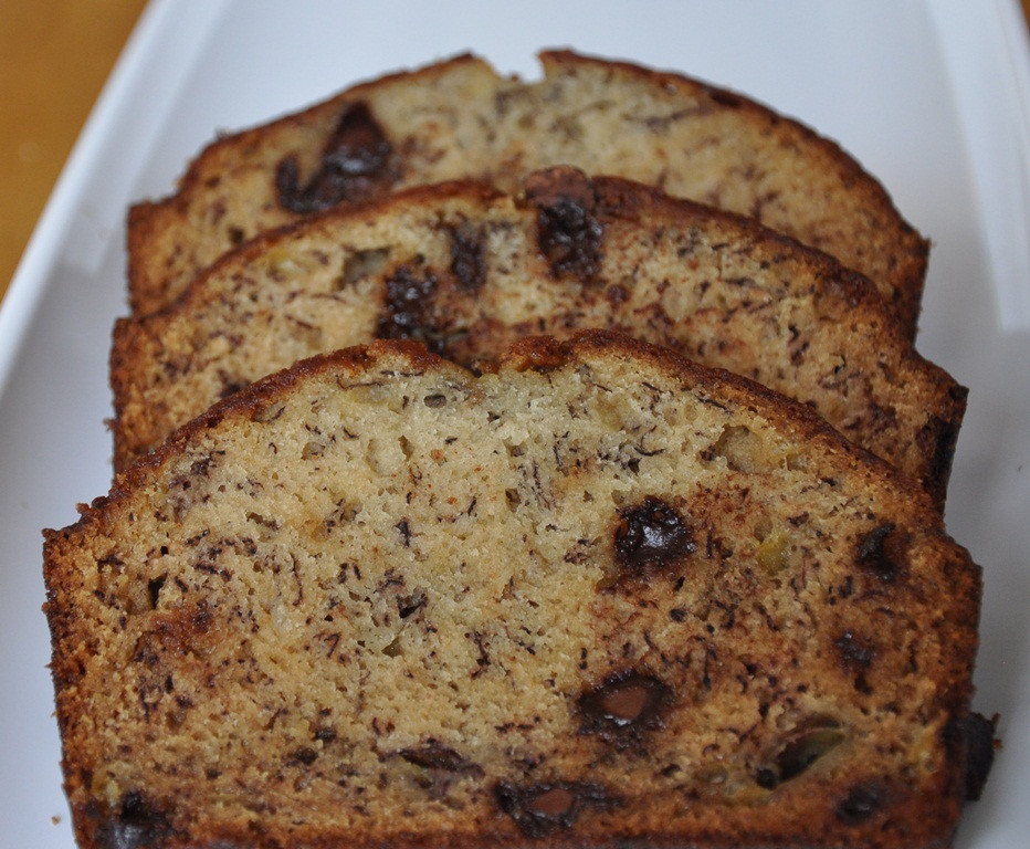 Banana Bread With Chocolate Chips
 Chocolate Chip Banana Bread