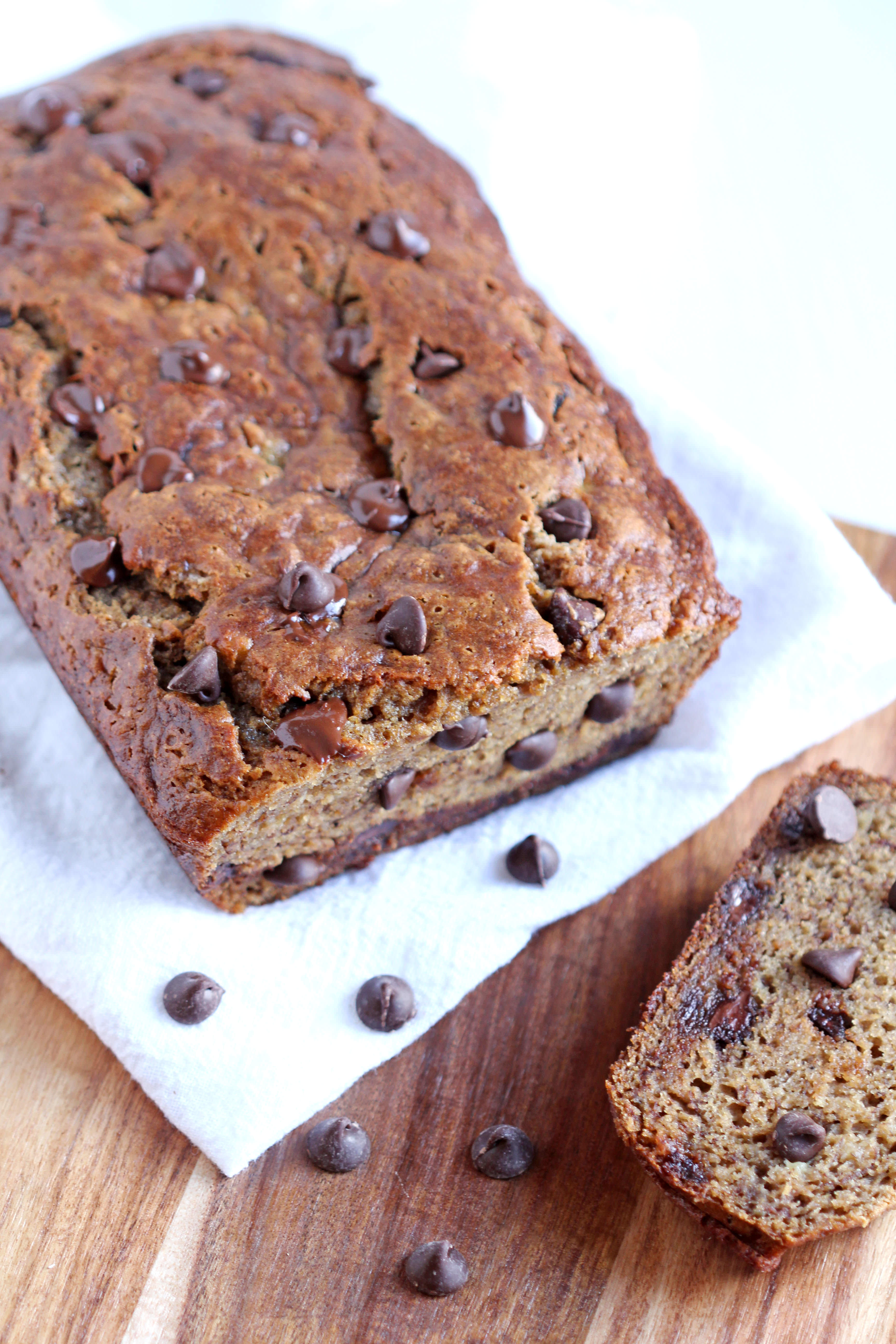 Banana Bread With Chocolate Chips
 Healthy Chocolate Chip Banana Bread