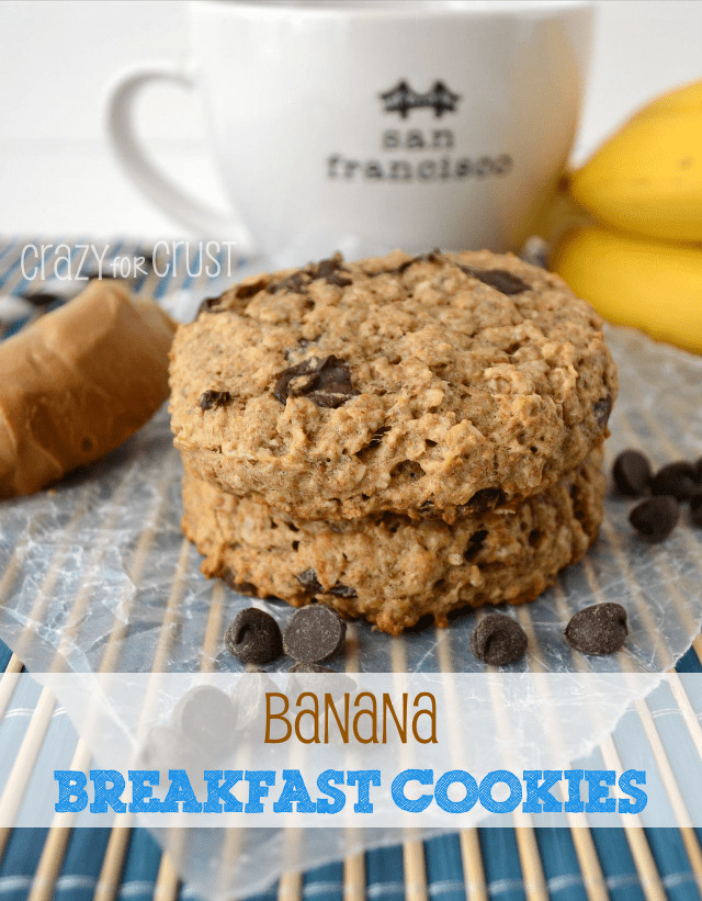 Banana Breakfast Cookies
 Banana Breakfast Cookies Crazy for Crust