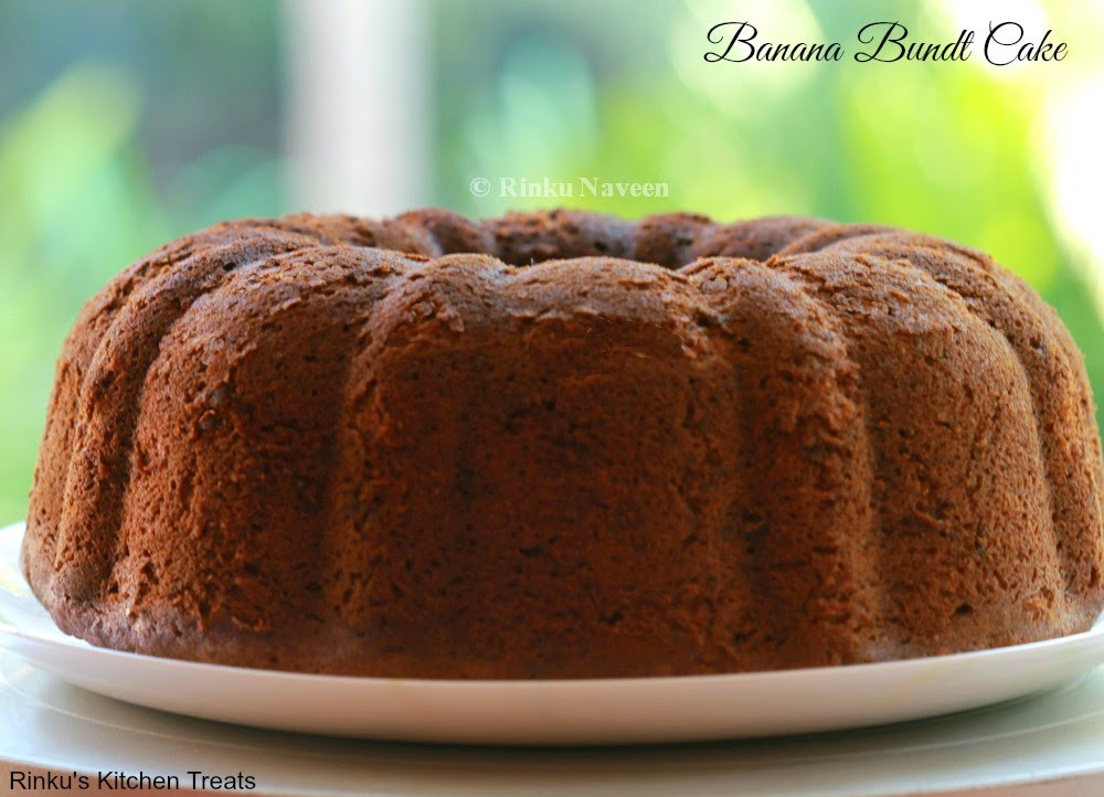 Banana Bundt Cake
 Rinku s Kitchen Treats Banana Bundt Cake