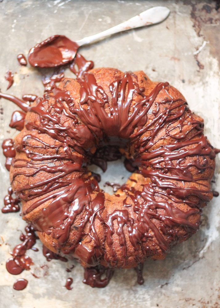 Banana Bundt Cake
 Whole Wheat Brown Butter Banana Bundt Cake with Dark