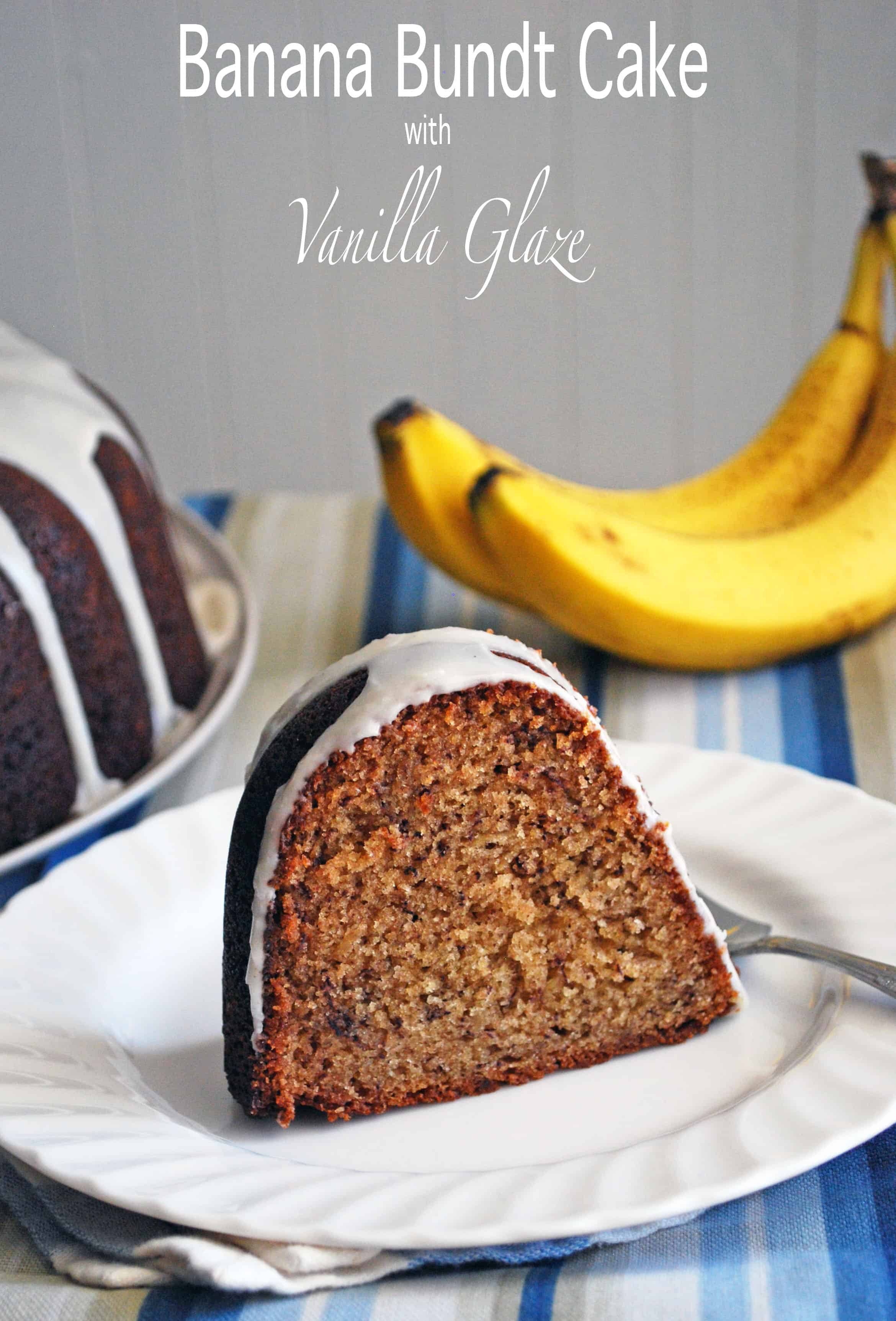 Banana Bundt Cake
 Banana Bundt Cake with Vanilla Glaze The Live In Kitchen