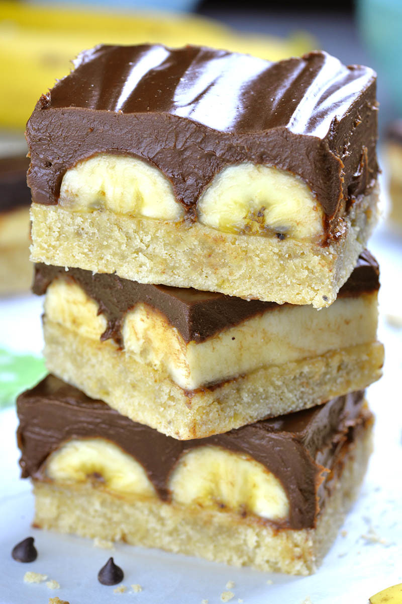 Banana Chocolate Desserts
 Chocolate Covered Banana Brownies OMG Chocolate Desserts
