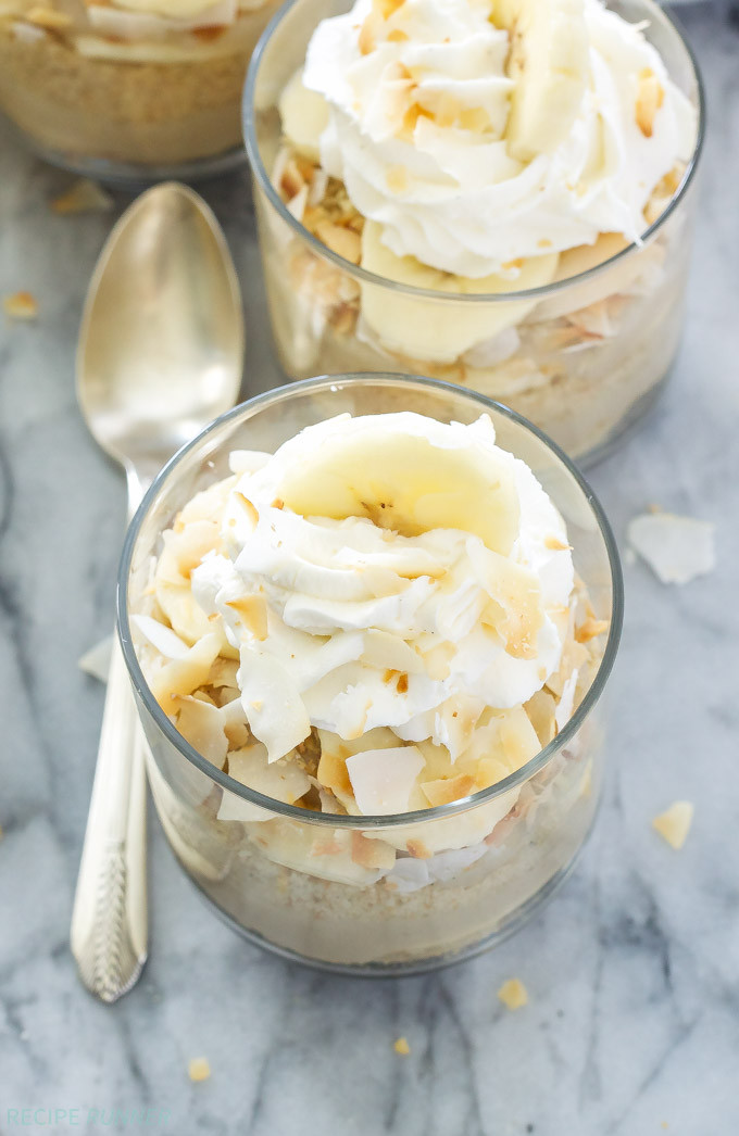 Banana Coconut Cream Pie
 Banana Coconut Cream Pie Parfaits Recipe Runner