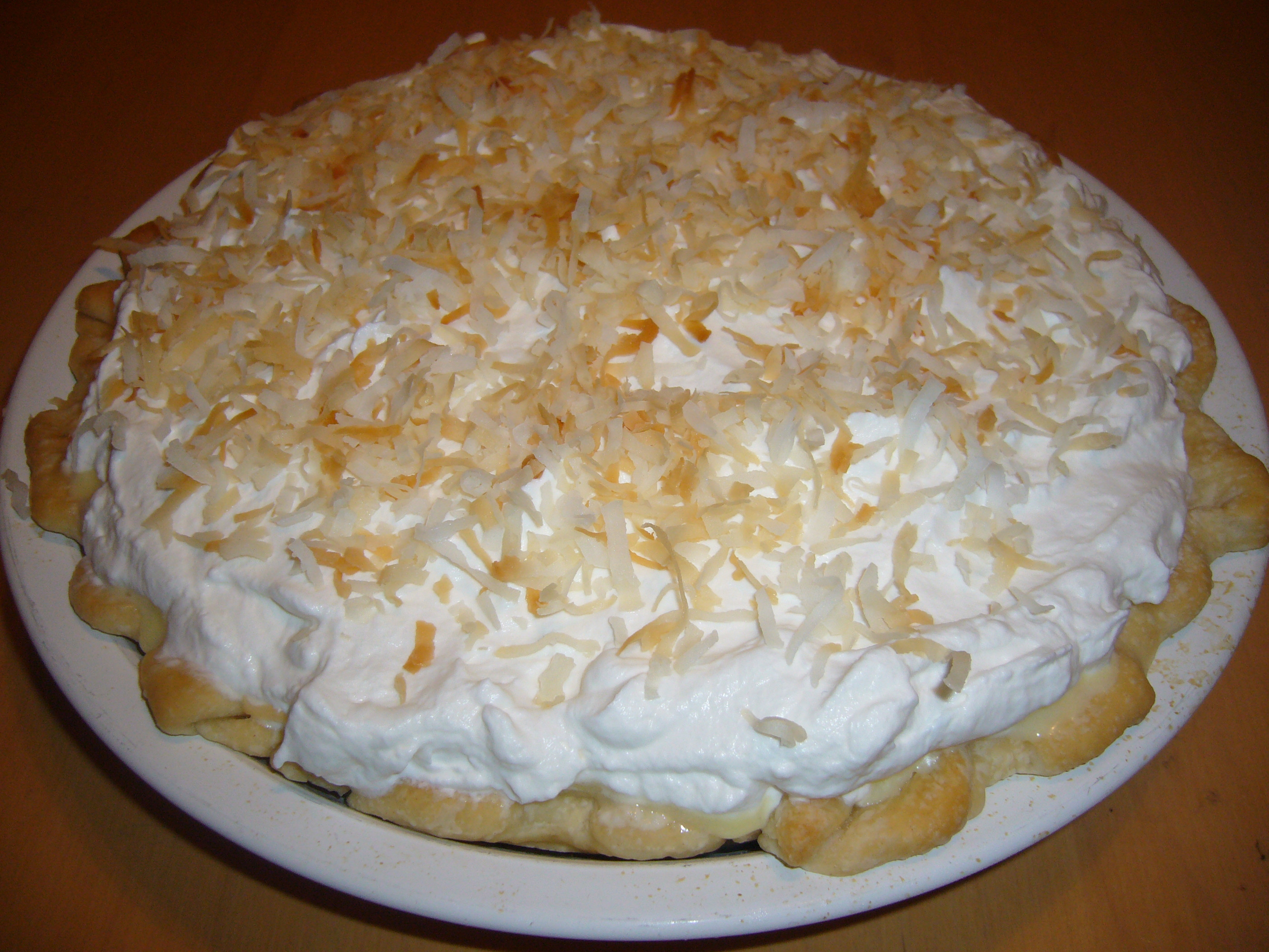 Banana Coconut Cream Pie
 Coconut Banana Cream Pie